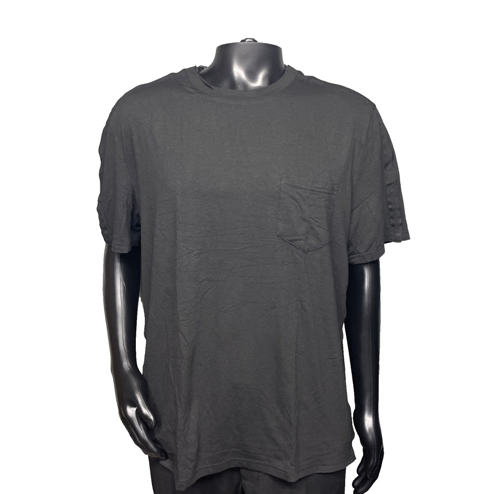 NWT Deyeek Men's XL Post Shoulder Surgery Tear Away Snap Black T-shirt Recovery